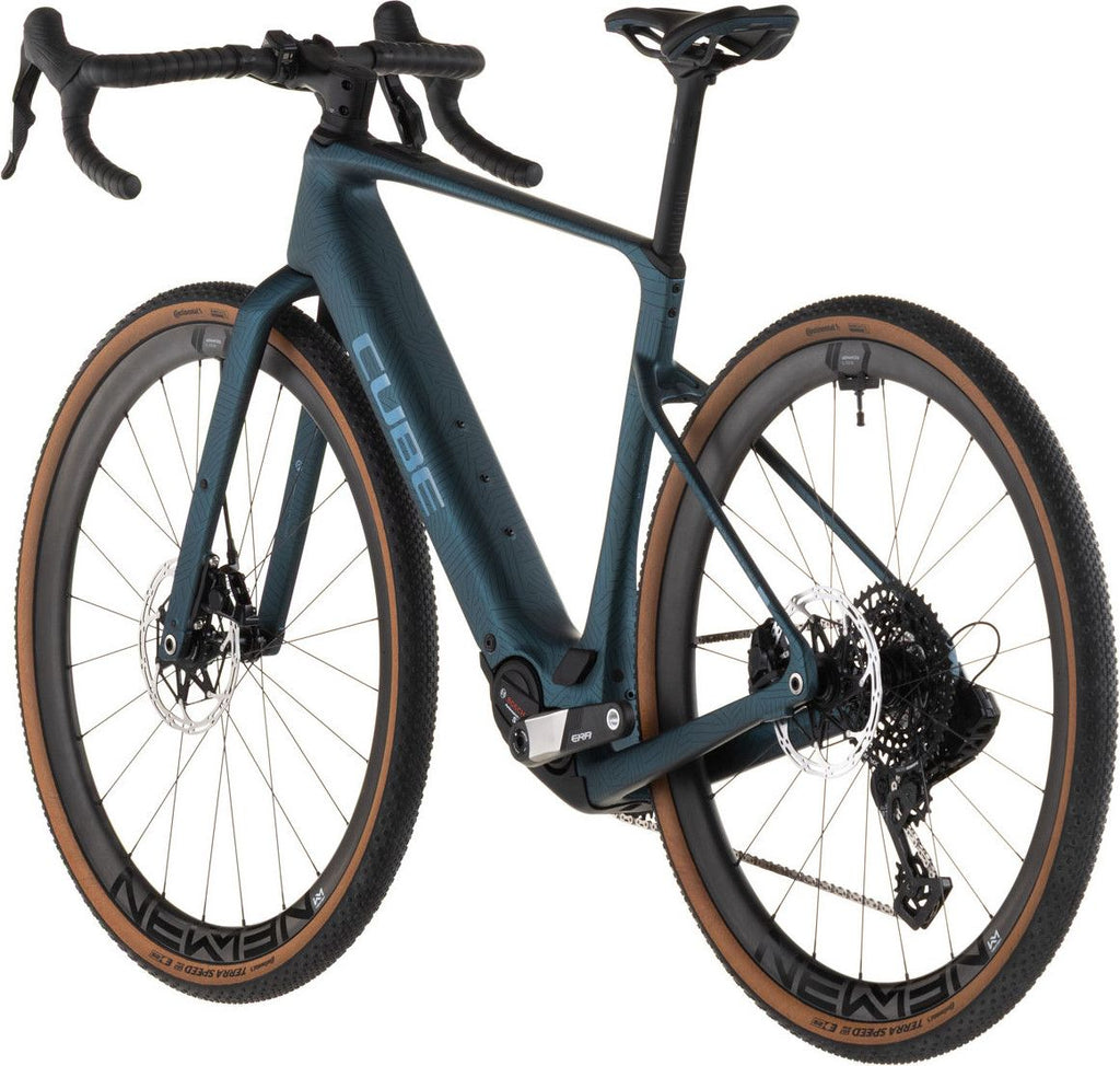 Vélo de Gravel Électrique Cube Nuroad Hybrid C:62 SLT 400X Sram Force XPLR AXS 13V 400 Wh 700 mm Vert Royal Crisscross 2026