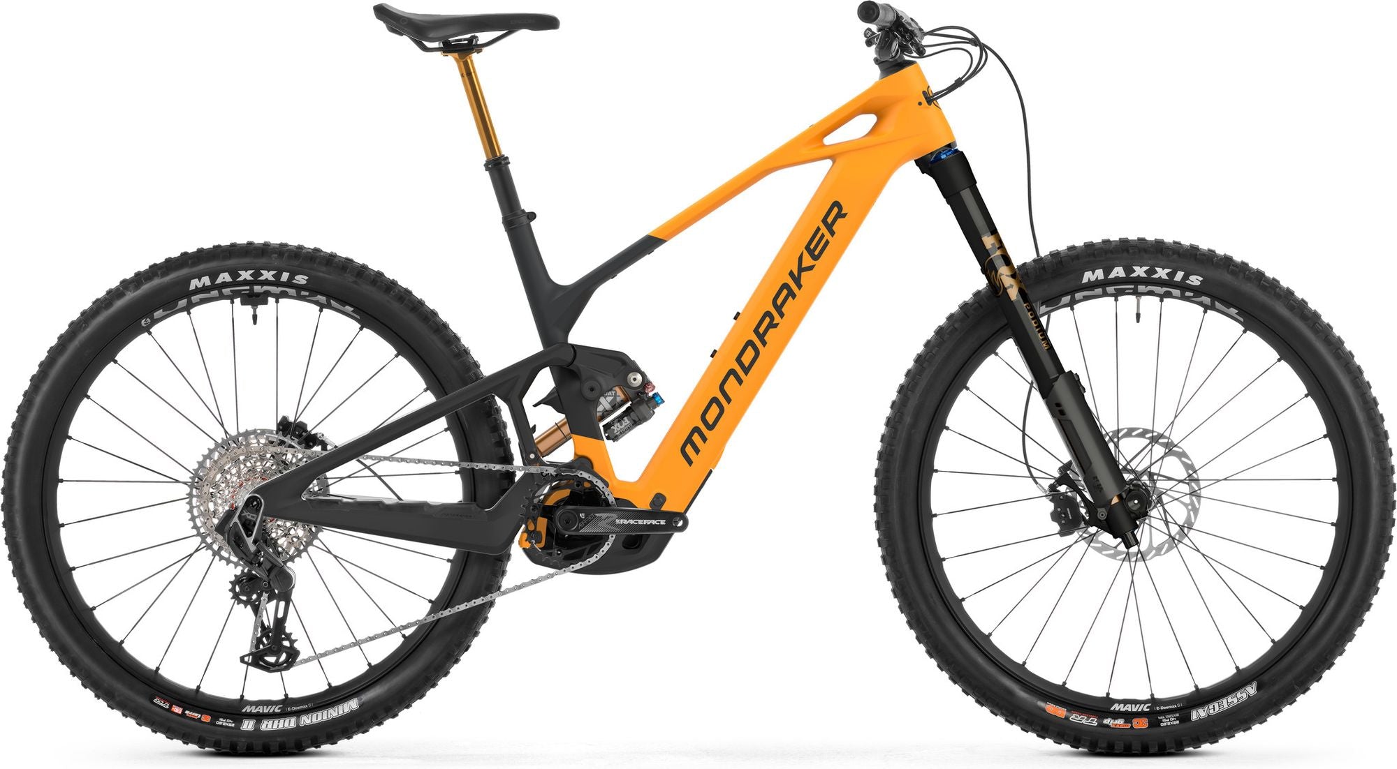 VTT Électrique Tout-Suspendu Mondraker Crafty Carbon RR S 12V 800Wh Bosch 120 Nm 29'' Jaune