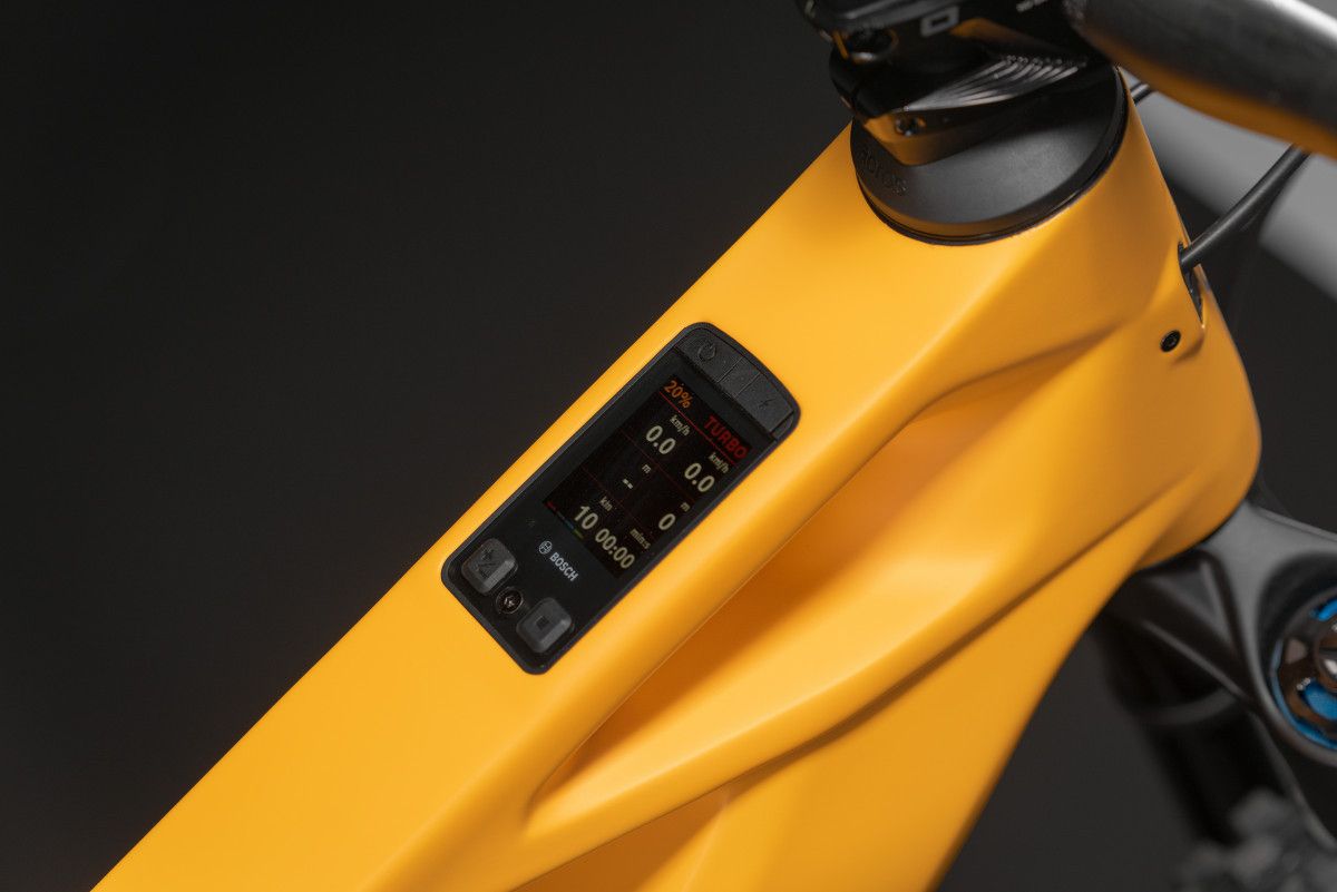 VTT Électrique Tout-Suspendu Mondraker Crafty Carbon RR S 12V 800Wh Bosch 120 Nm 29'' Jaune