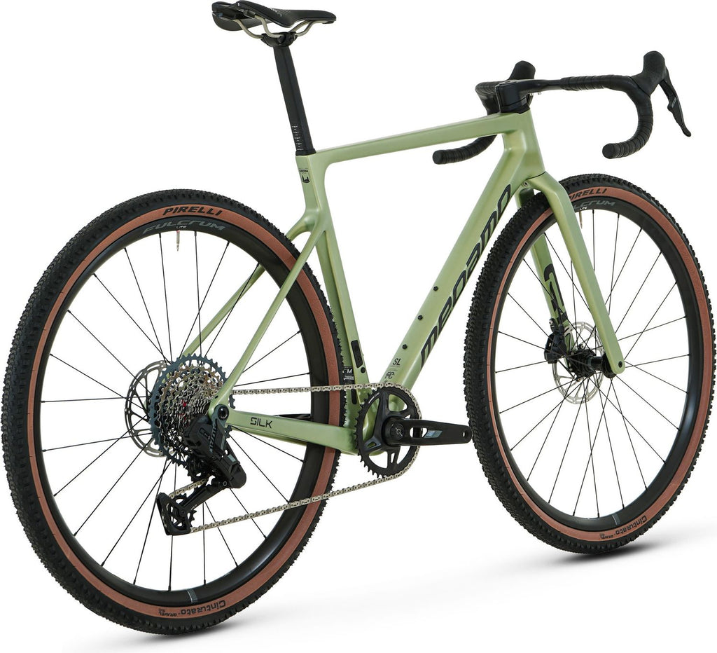 Vélo de Gravel Megamo Silk 04 Shimano Sram Rival XPLR AXS 13V 700 mm Vert 2026