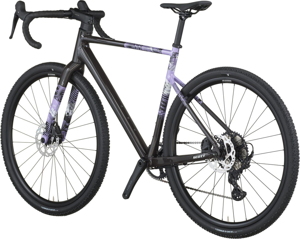 Vélo de Gravel Scott Speedster Gravel 10 Shimano GRX 12V 700 mm Noir/Violet