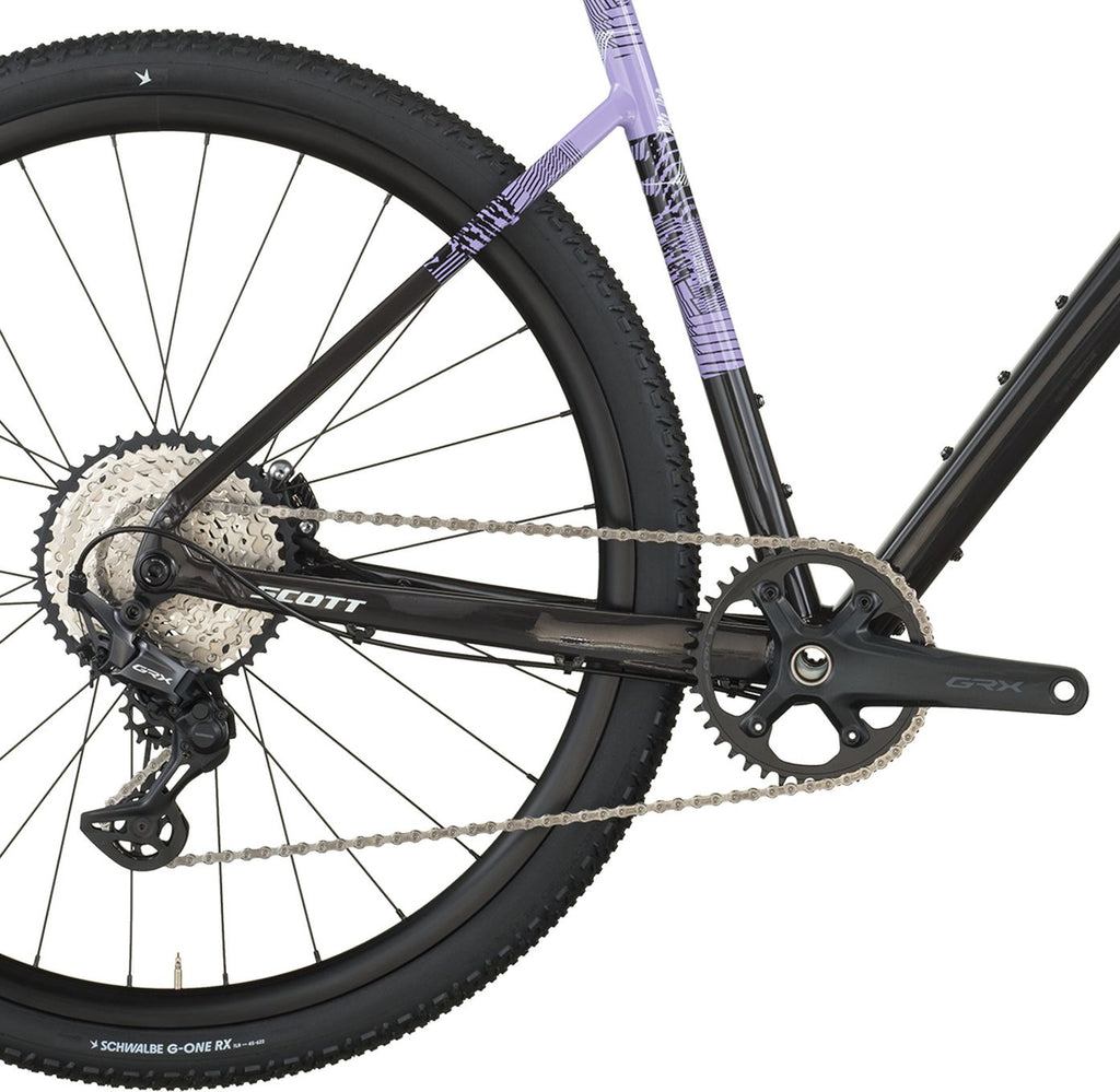 Vélo de Gravel Scott Speedster Gravel 10 Shimano GRX 12V 700 mm Noir/Violet