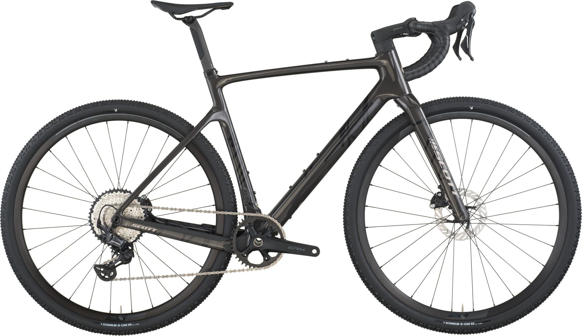Vélo de Gravel Scott Addict Gravel 30 Shimano GRX 12V 700 mm Noir