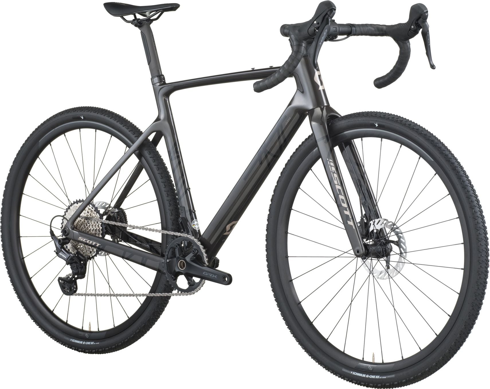 Vélo de Gravel Scott Addict Gravel 30 Shimano GRX 12V 700 mm Noir