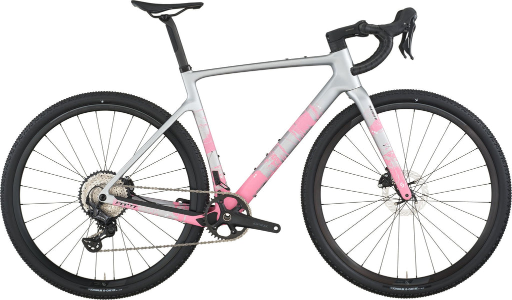 Vélo de Gravel Scott Addict Gravel 30 Shimano GRX 12V 700 mm Gris/Rose