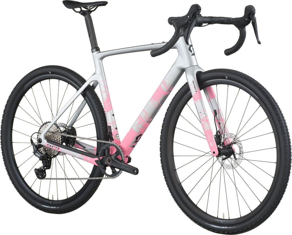 Vélo de Gravel Scott Addict Gravel 30 Shimano GRX 12V 700 mm Gris/Rose