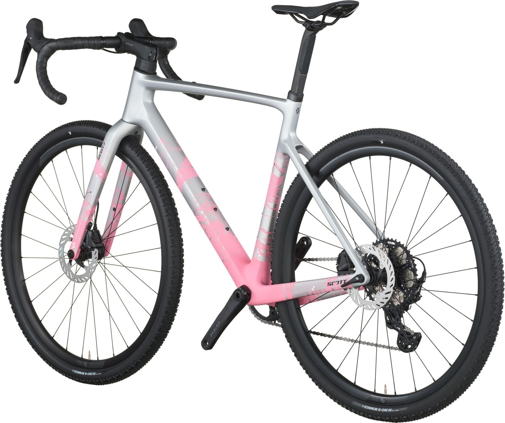 Vélo de Gravel Scott Addict Gravel 30 Shimano GRX 12V 700 mm Gris/Rose