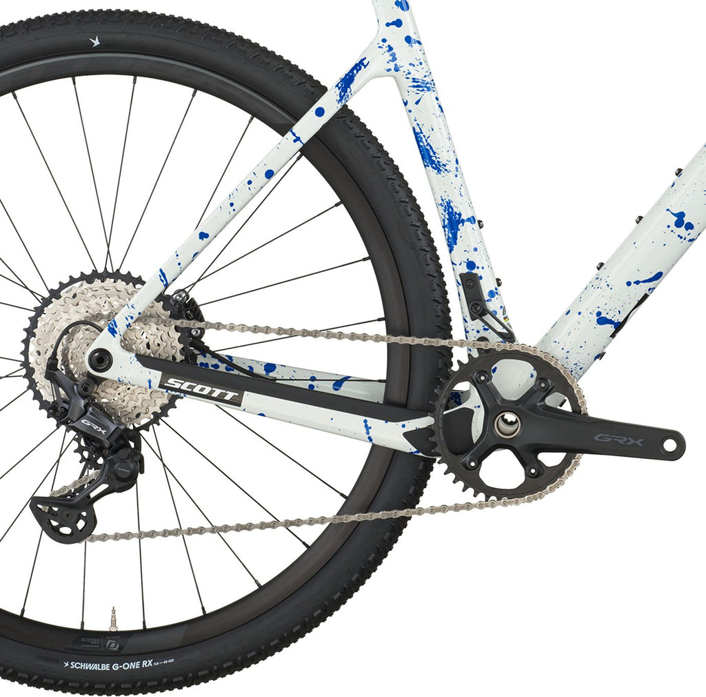 Vélo de Gravel Scott Addict Gravel 30 Shimano GRX 12V 700 mm Blanc/Bleu