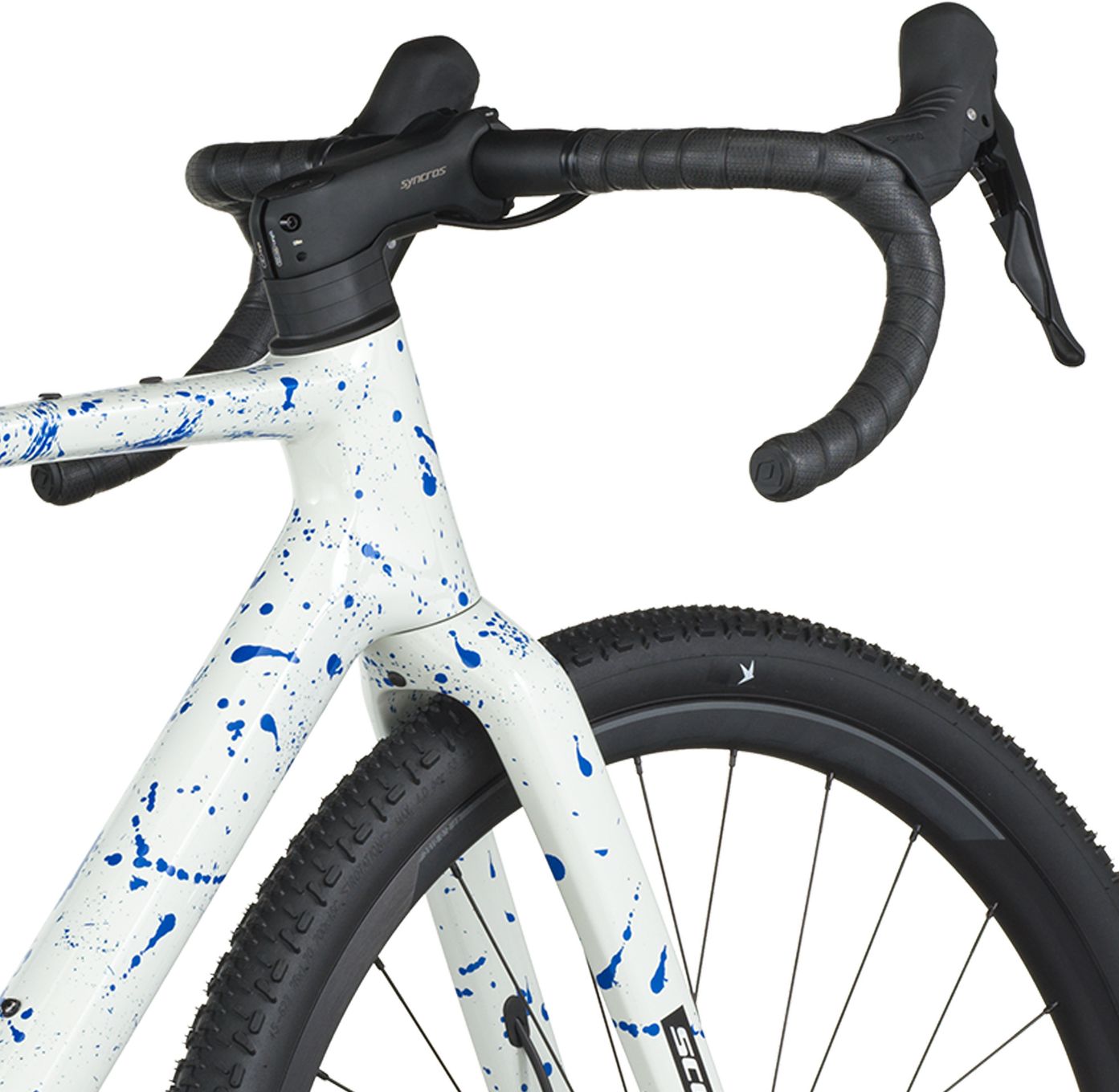 Vélo de Gravel Scott Addict Gravel 30 Shimano GRX 12V 700 mm Blanc/Bleu