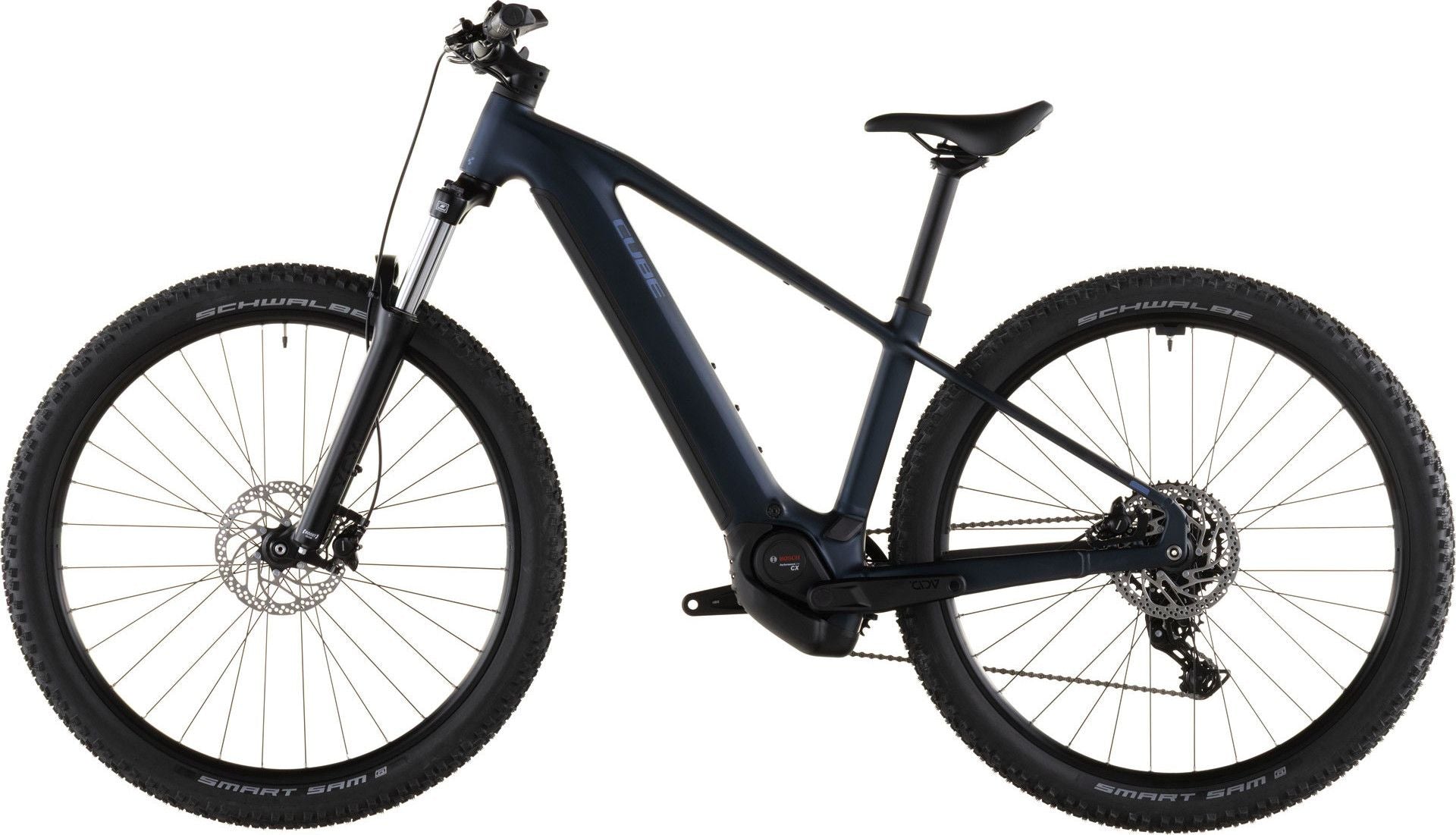 VTT Électrique Cube Reaction Hybrid Performance 600 Shimano 9V 600 Wh Bosch 75 Nm 29'' Bleu Indigo 2026