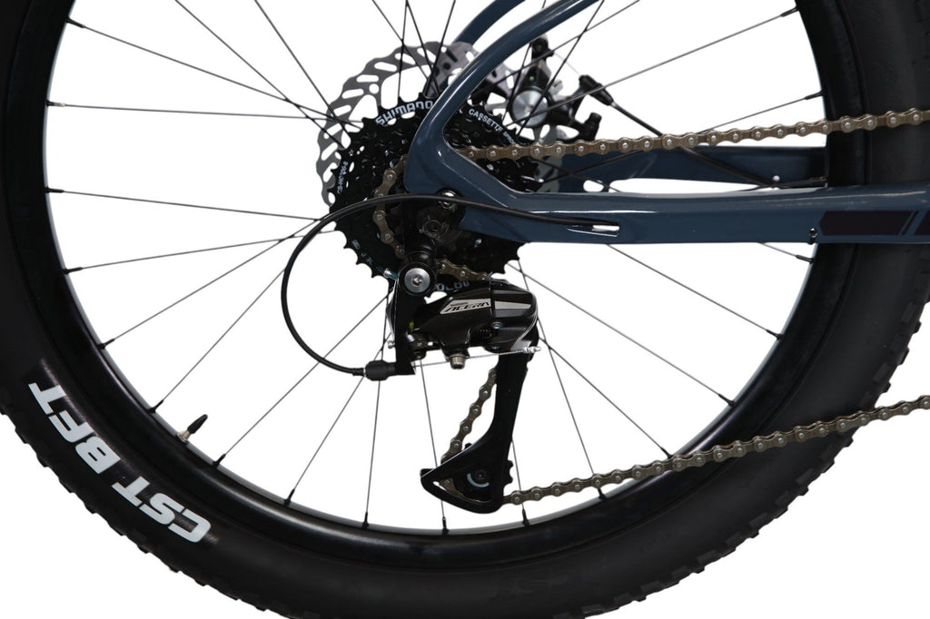 VTT Semi-Rigide Enfant Scamp HighFox Shimano Tourney 8V 24'' Bleu