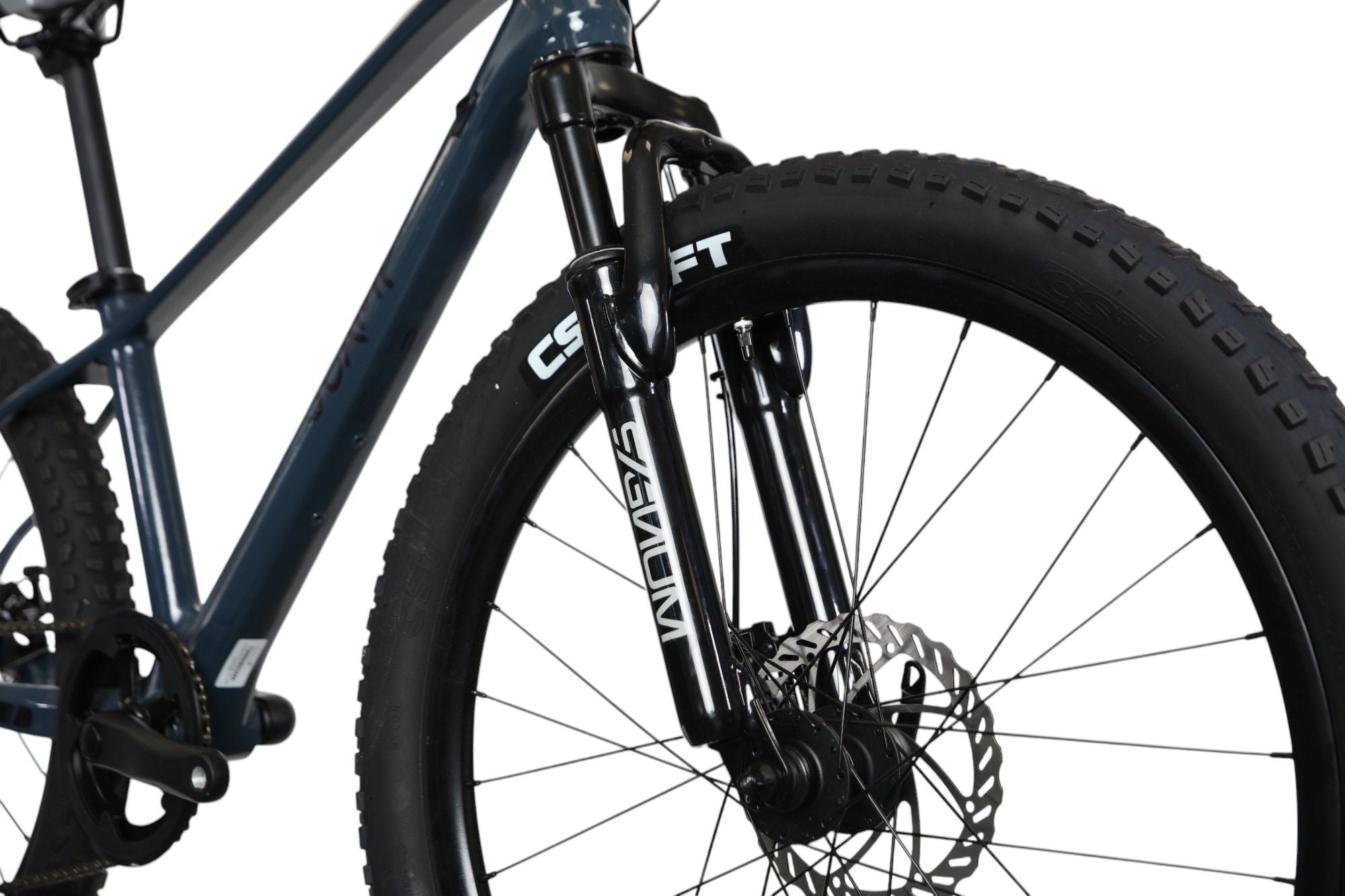 VTT Semi-Rigide Enfant Scamp HighFox Shimano Tourney 8V 24'' Bleu