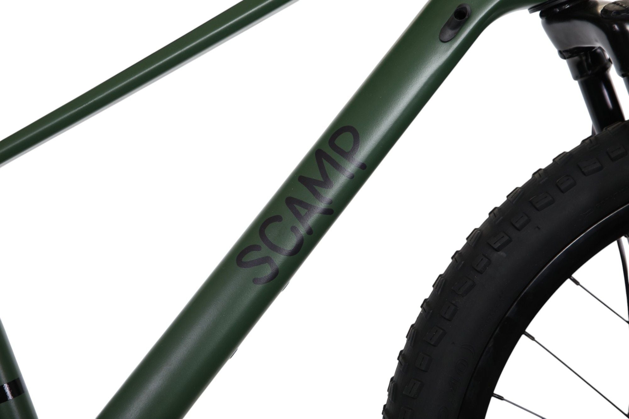 VTT Semi-Rigide Enfant Scamp HighFox Shimano Tourney 8V 24'' Vert Kaki