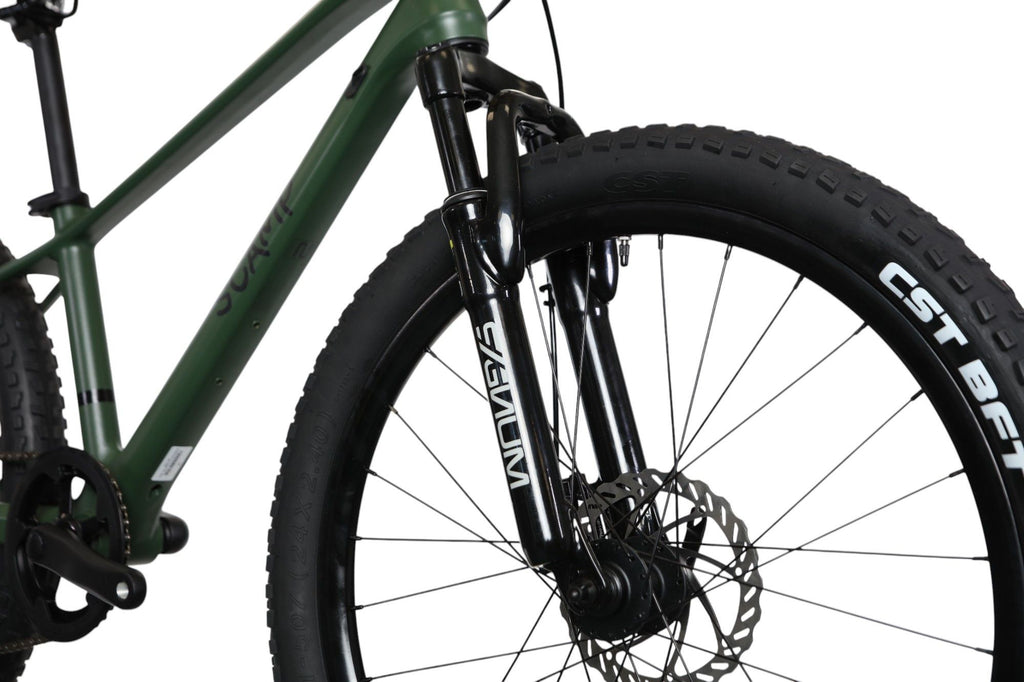 VTT Semi-Rigide Enfant Scamp HighFox Shimano Tourney 8V 24'' Vert Kaki