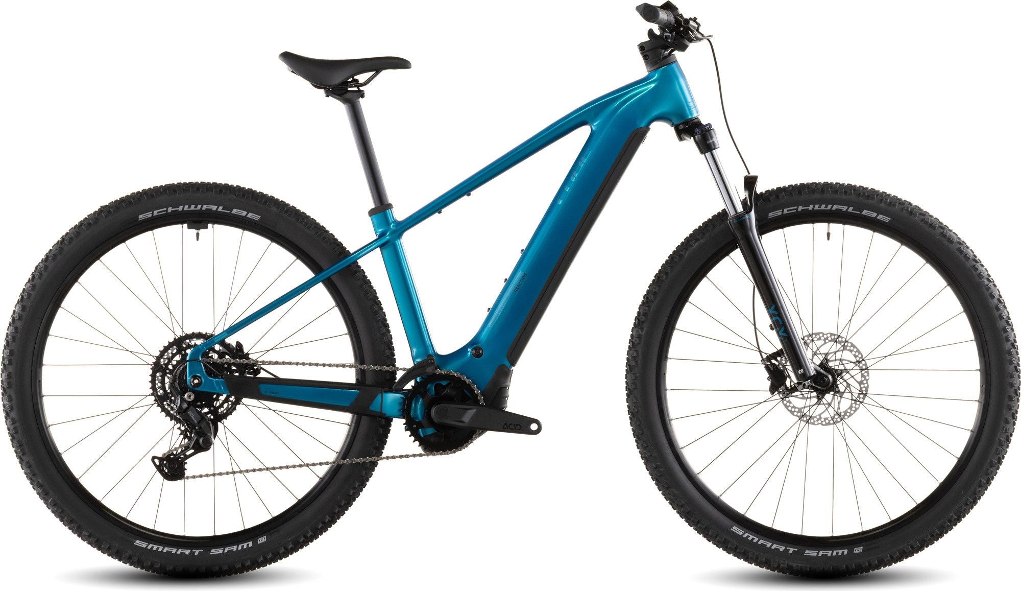 VTT Électrique Cube Reaction Hybrid Performance 600 Shimano 9V 600 Wh Bosch 75 Nm 27.5'' Bleu Electric 2026