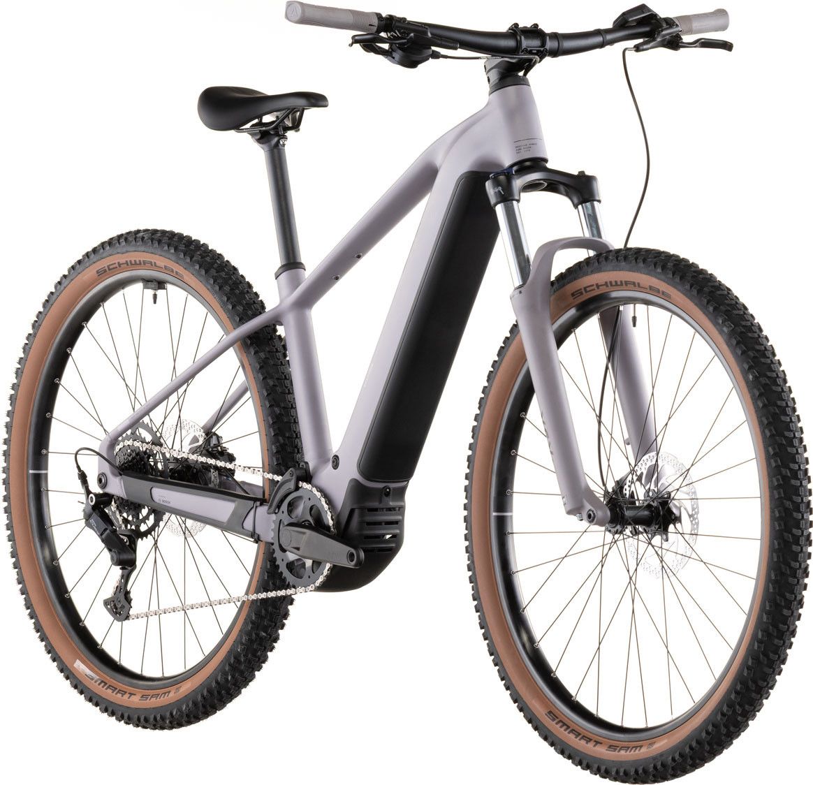 VTT Électrique Cube Reaction Hybrid Performance 600 Shimano 9V 600 Wh Bosch 75 Nm 29'' Gris Violet Plum 2026