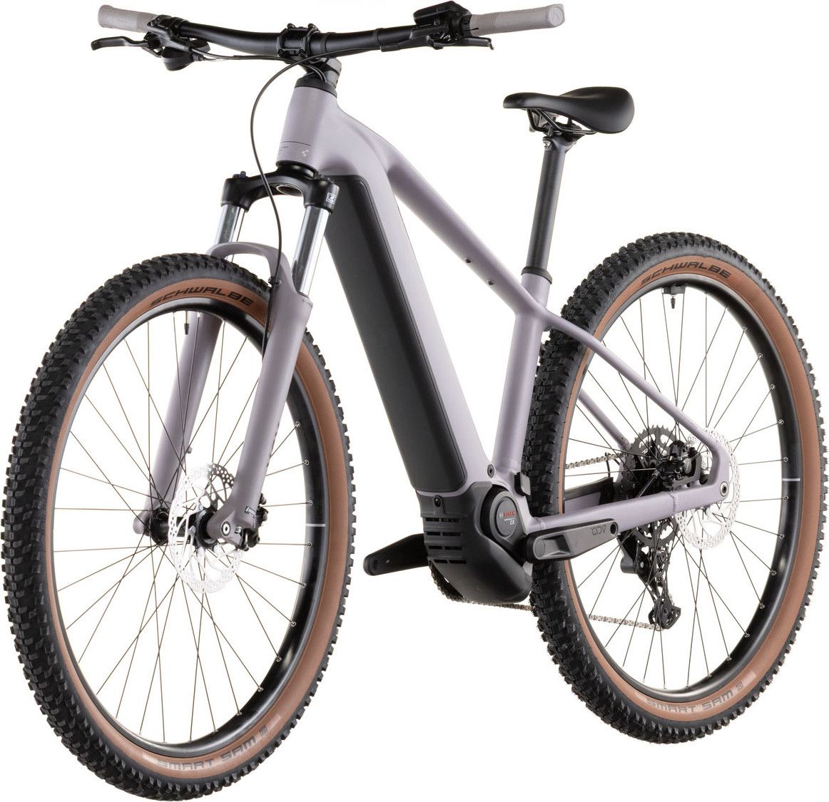 VTT Électrique Cube Reaction Hybrid Performance 600 Shimano 9V 600 Wh Bosch 75 Nm 29'' Gris Violet Plum 2026