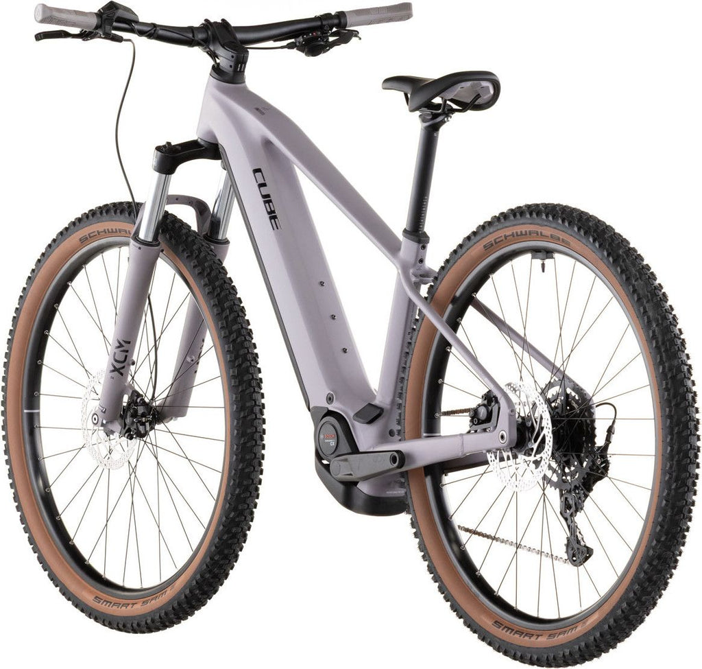 VTT Électrique Cube Reaction Hybrid Performance 600 Shimano 9V 600 Wh Bosch 75 Nm 29'' Gris Violet Plum 2026