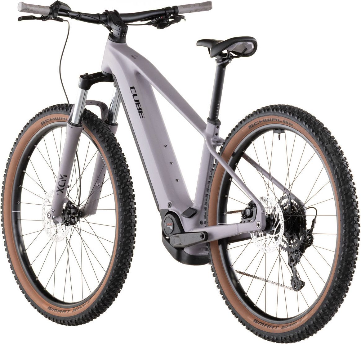VTT Électrique Cube Reaction Hybrid Performance 600 Shimano 9V 600 Wh Bosch 75 Nm 29'' Gris Violet Plum 2026