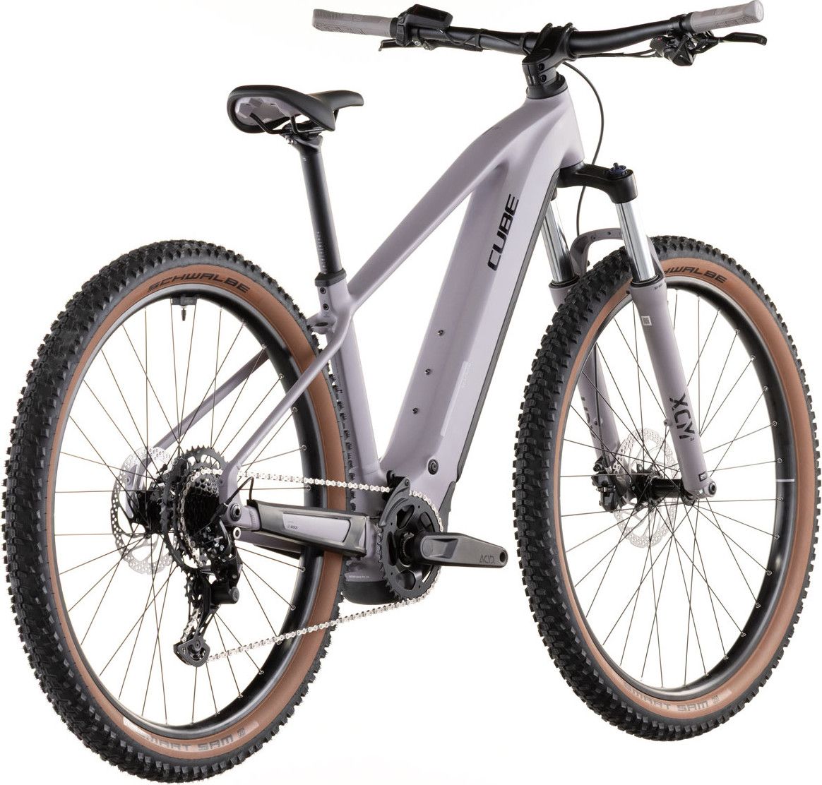 VTT Électrique Cube Reaction Hybrid Performance 600 Shimano 9V 600 Wh Bosch 75 Nm 29'' Gris Violet Plum 2026