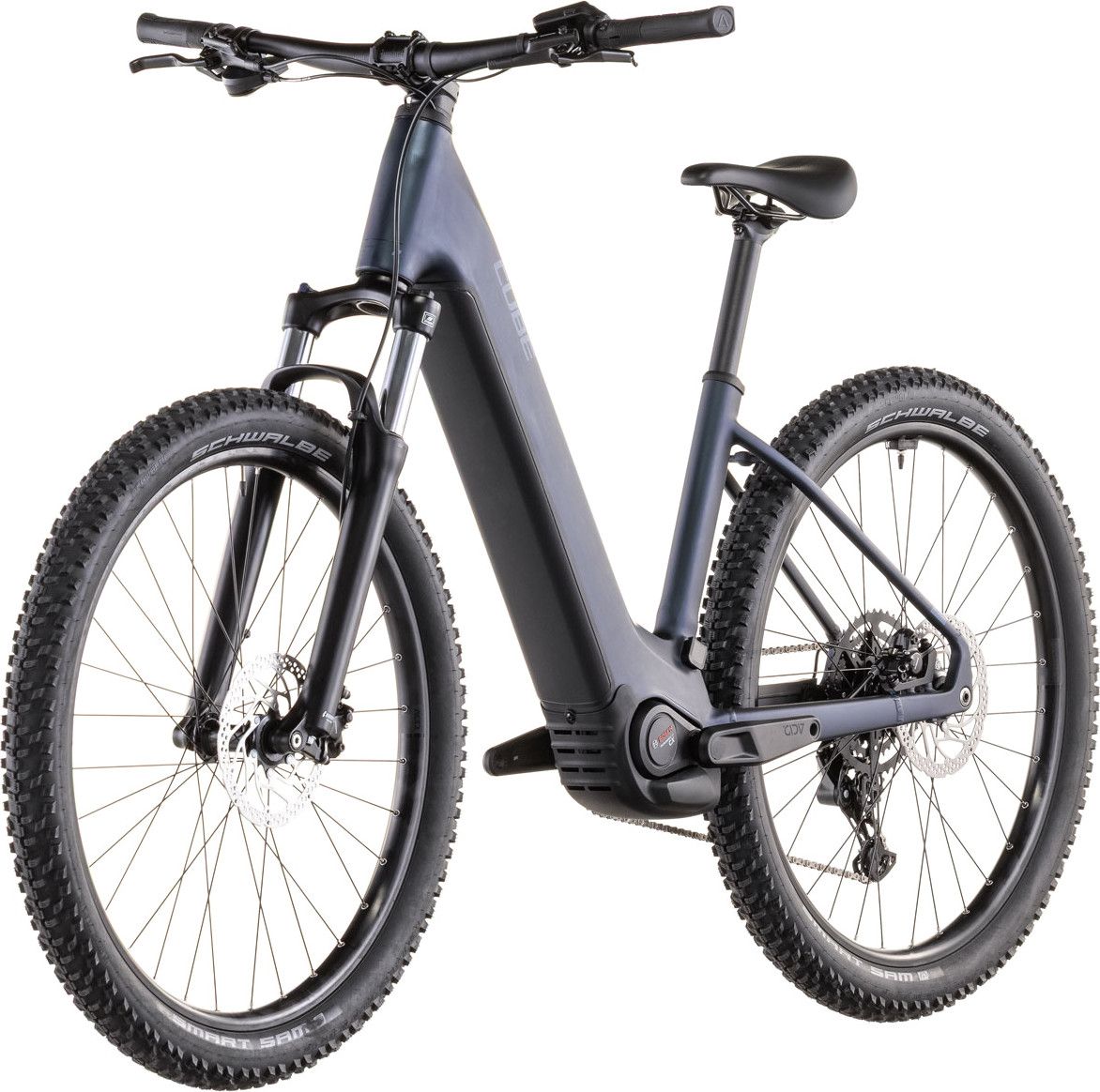 VTT Électrique Cube Reaction Hybrid Performance 600 Easy Entry Shimano 9V 600 Wh Bosch 75 Nm 27.5'' Bleu Indigo 2026