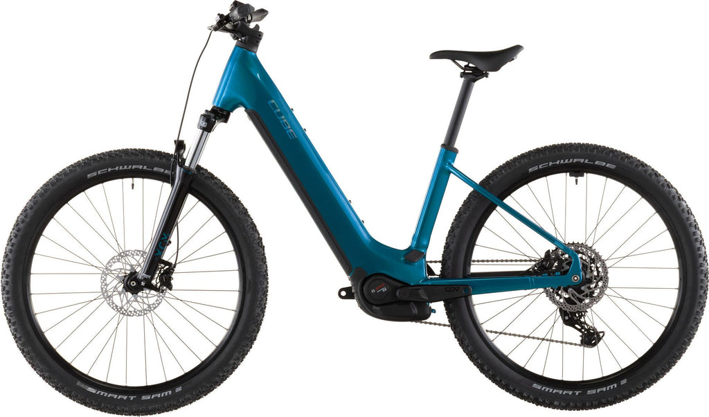 VTT Électrique Cube Reaction Hybrid Performance 600 Easy Entry Shimano 9V 600 Wh Bosch 75 Nm 27.5'' Bleu Electric 2026