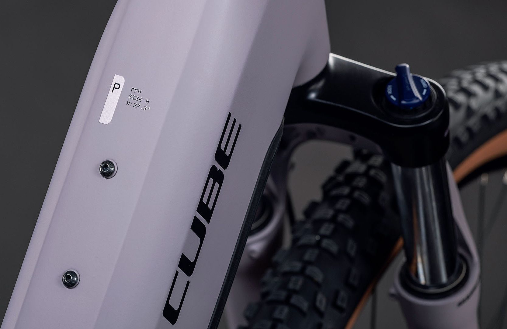 VTT Électrique Cube Reaction Hybrid Performance 600 Easy Entry Shimano 9V 600 Wh Bosch 75 Nm 27.5'' Gris Violet Plum 2026