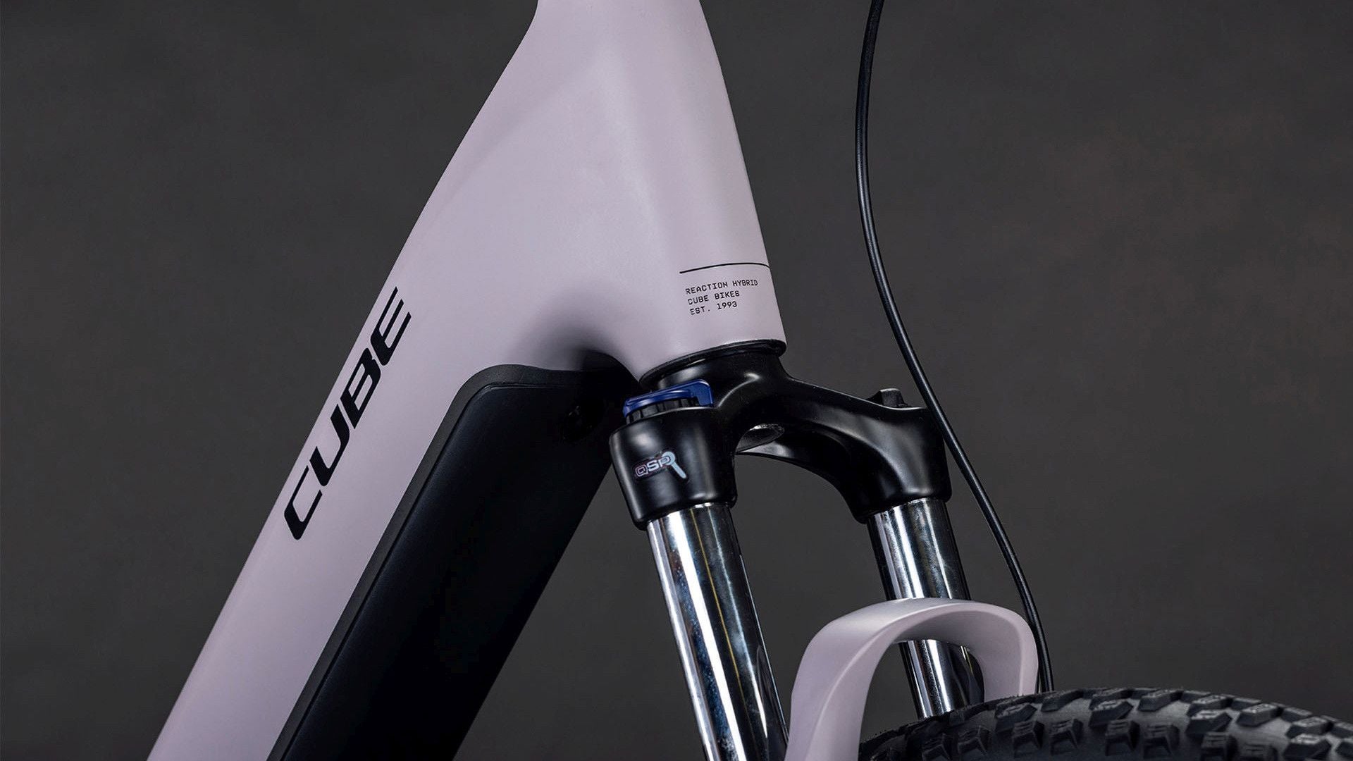 VTT Électrique Cube Reaction Hybrid Performance 600 Easy Entry Shimano 9V 600 Wh Bosch 75 Nm 27.5'' Gris Violet Plum 2026