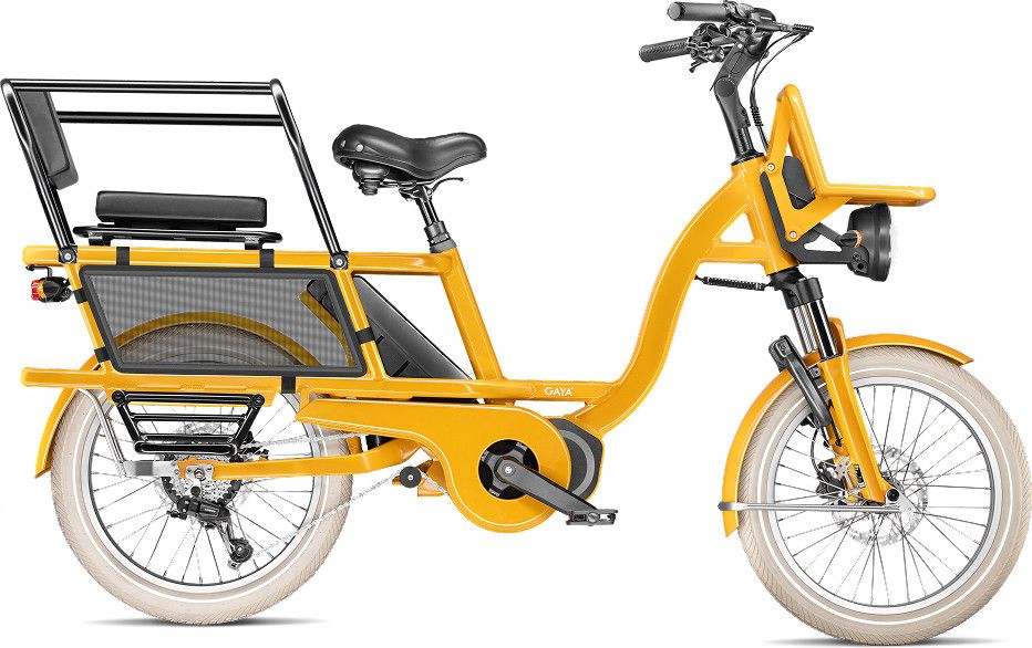 Vélo Cargo GAYA, L'Incroyable Le Court, Moka, pack adulte + barres