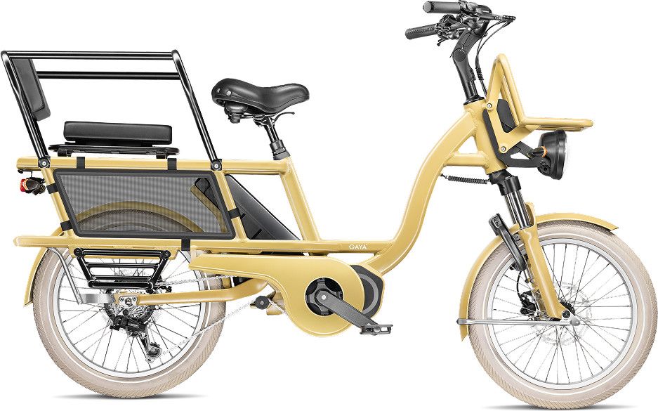 Vélo Cargo GAYA, L'Incroyable Le Court, Moka, pack solo