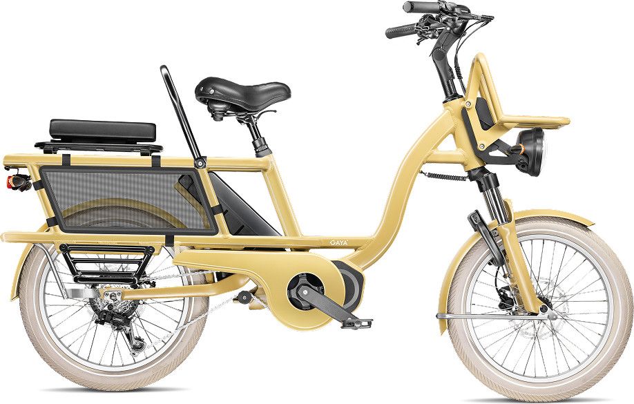 Vélo Cargo GAYA, L'Incroyable Le Court, Moka, pack adulte