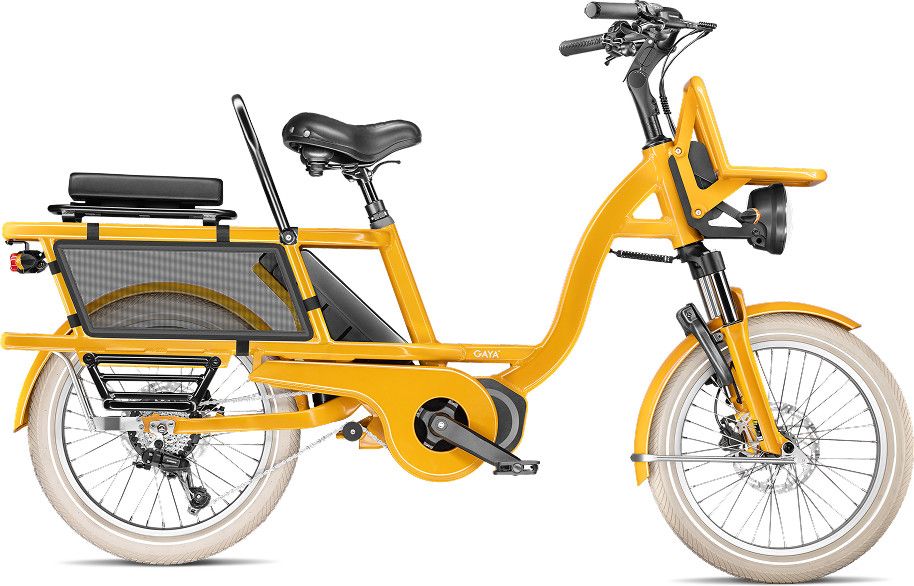 Vélo Cargo GAYA, L'Incroyable Le Court, Moka, pack bébé