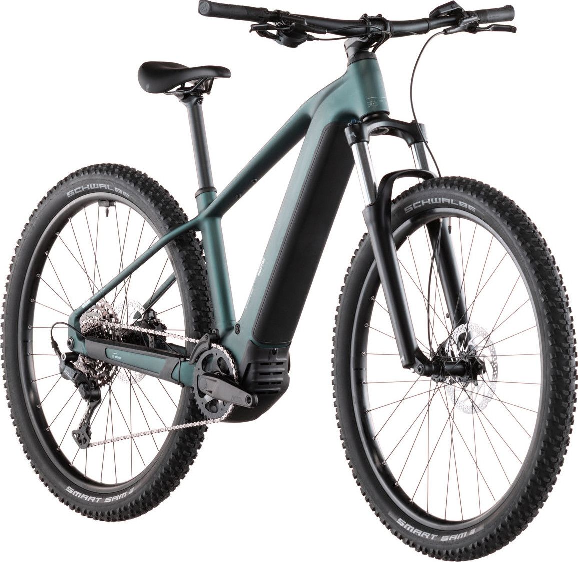 VTT Électrique Semi-Rigide Cube Reaction Hybrid One 600 Shimano 10V 600 Wh Bosch 120 Nm 29'' Vert Royal 2026
