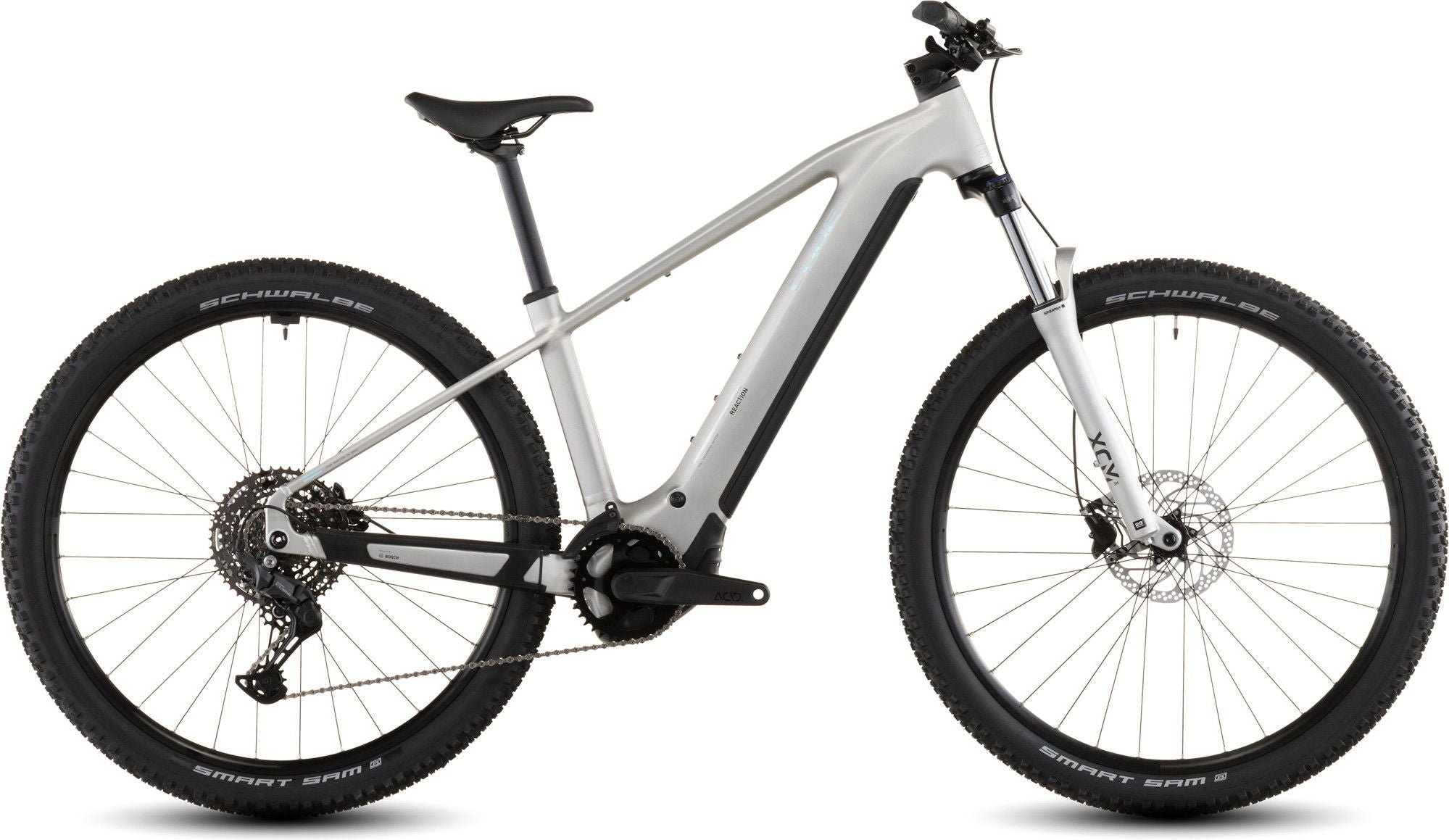 VTT Électrique Semi-Rigide Cube Reaction Hybrid One 800 Shimano 10V 800 Wh Bosch 120 Nm 29'' Gris Sleek 2026