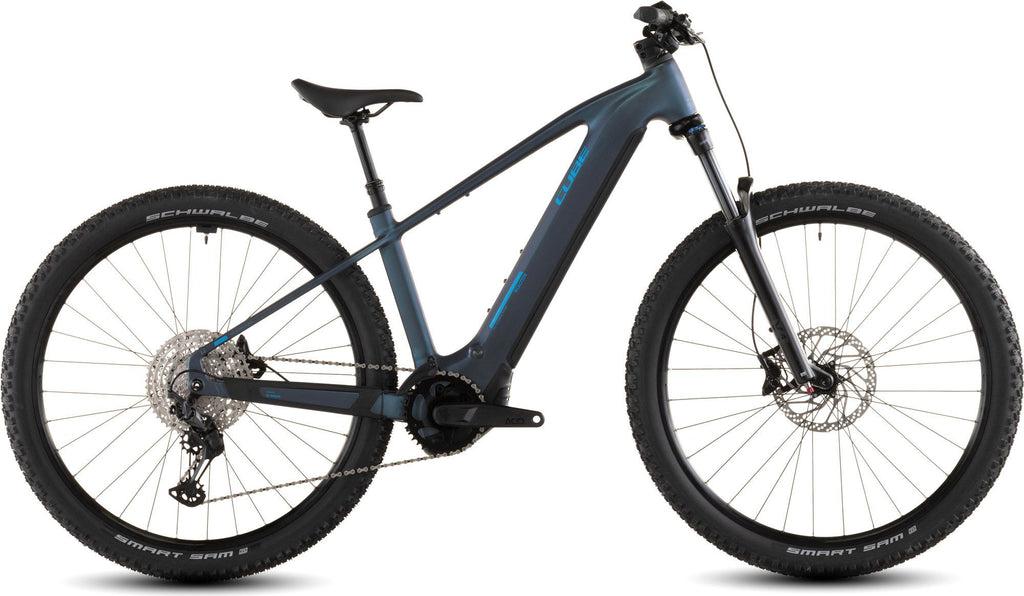 VTT Électrique Semi-Rigide Cube Reaction Hybrid Pro 800 Shimano 12V 800 Wh Bosch 120 Nm 27.5'' Bleu Nebular 2026