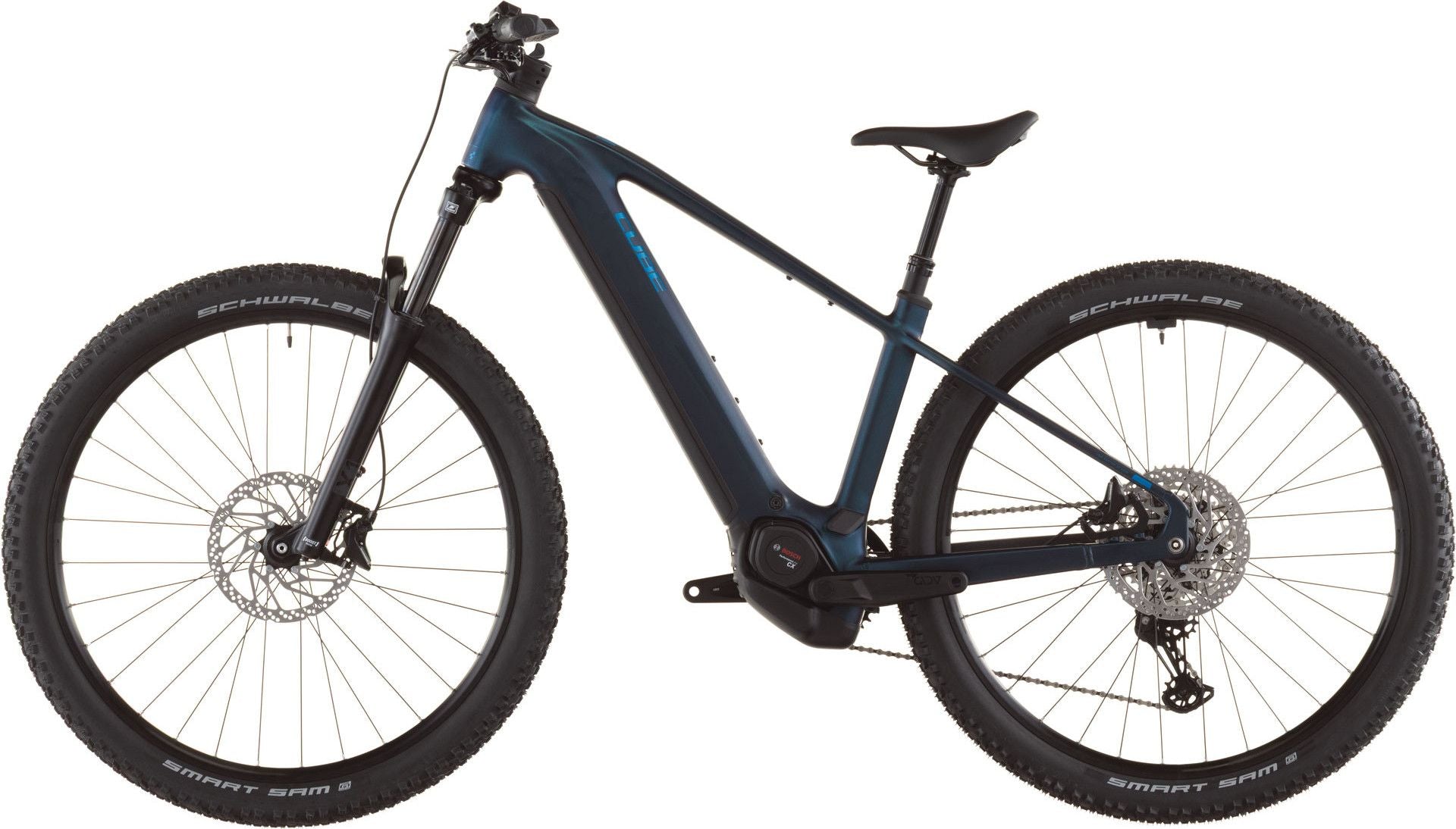 VTT Électrique Semi-Rigide Cube Reaction Hybrid Pro 800 Shimano 12V 800 Wh Bosch 120 Nm 27.5'' Bleu Nebular 2026