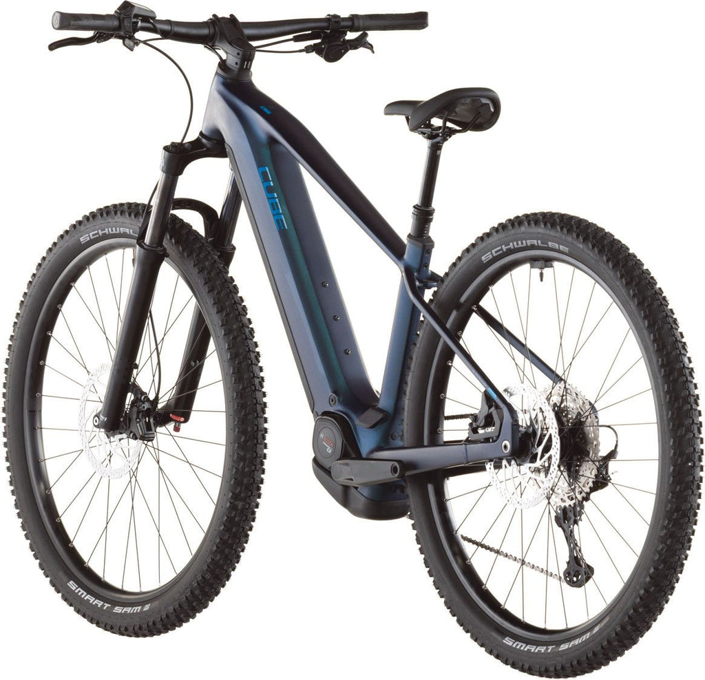 VTT Électrique Semi-Rigide Cube Reaction Hybrid Pro 800 Shimano 12V 800 Wh Bosch 120 Nm 27.5'' Bleu Nebular 2026