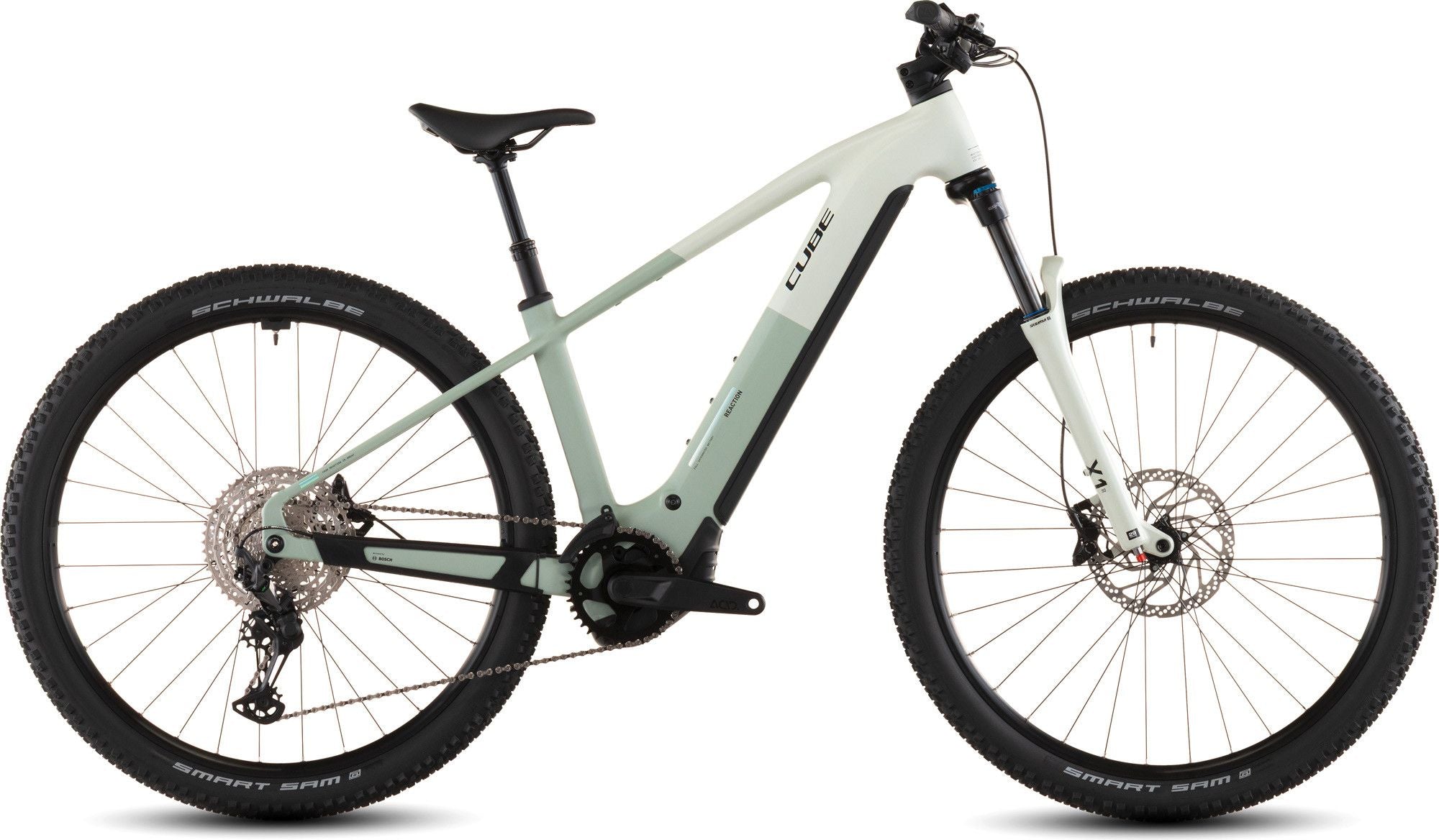 VTT Électrique Semi-Rigide Cube Reaction Hybrid Pro 800 Shimano 12V 800 Wh Bosch 120 Nm 29'' Beige Desert Stone Vert Dried Herbs 2026