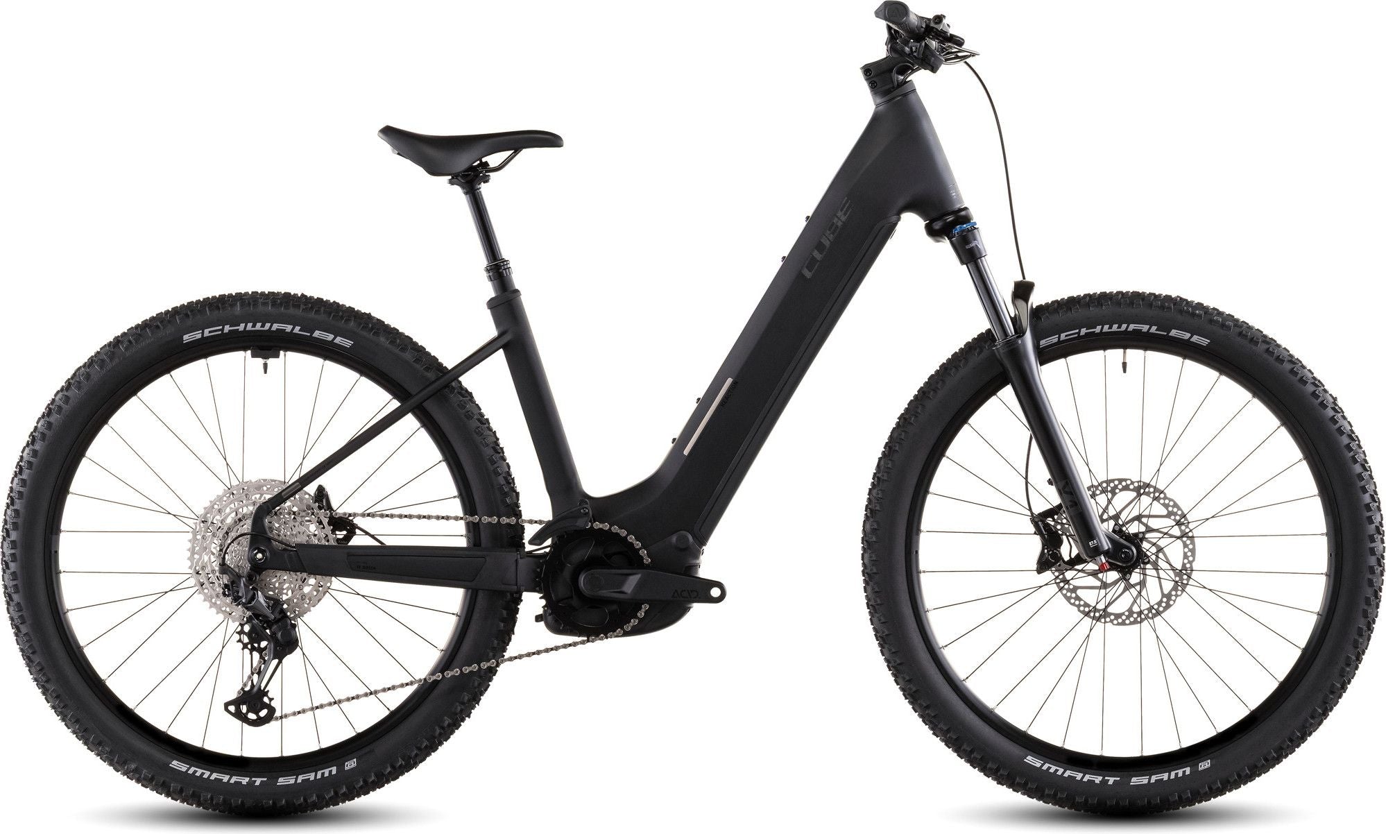 VTT Électrique Semi-Rigide Cube Reaction Hybrid Pro 800 Easy Entry Shimano 12V 800 Wh Bosch 120 Nm 27.5'' Noir Blackline 2026