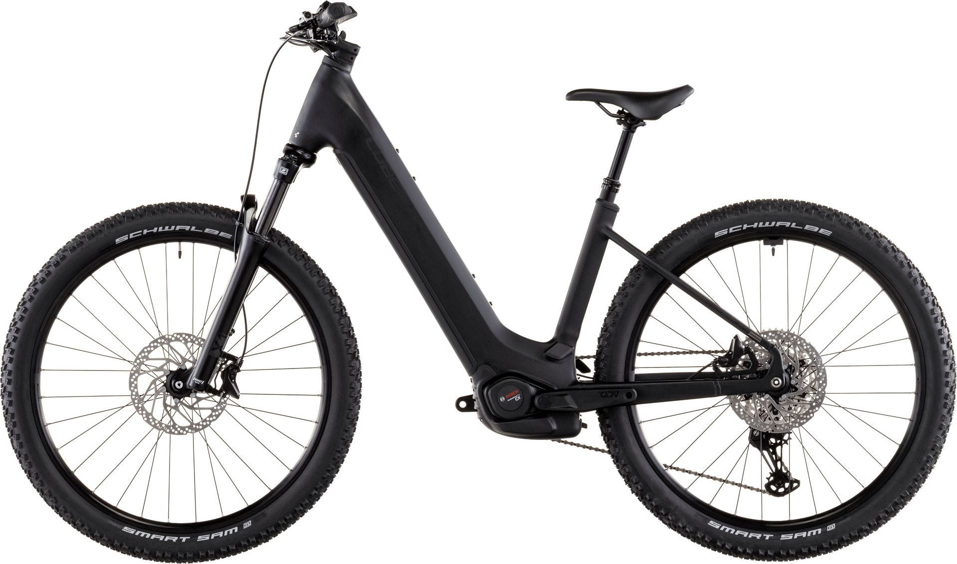 VTT Électrique Semi-Rigide Cube Reaction Hybrid Pro 800 Easy Entry Shimano 12V 800 Wh Bosch 120 Nm 27.5'' Noir Blackline 2026