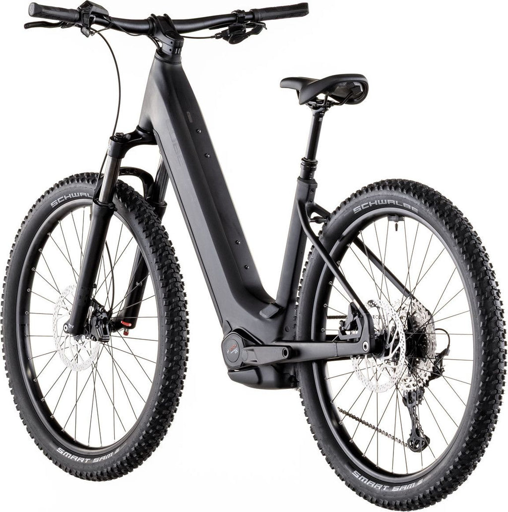VTT Électrique Semi-Rigide Cube Reaction Hybrid Pro 800 Easy Entry Shimano 12V 800 Wh Bosch 120 Nm 27.5'' Noir Blackline 2026
