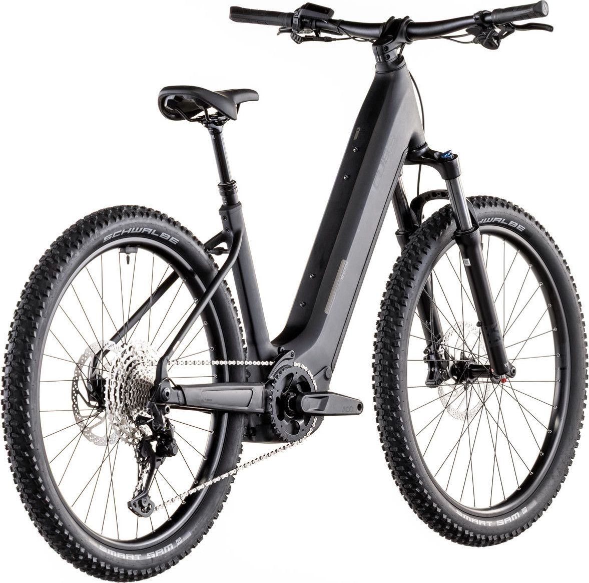 VTT Électrique Semi-Rigide Cube Reaction Hybrid Pro 800 Easy Entry Shimano 12V 800 Wh Bosch 120 Nm 27.5'' Noir Blackline 2026