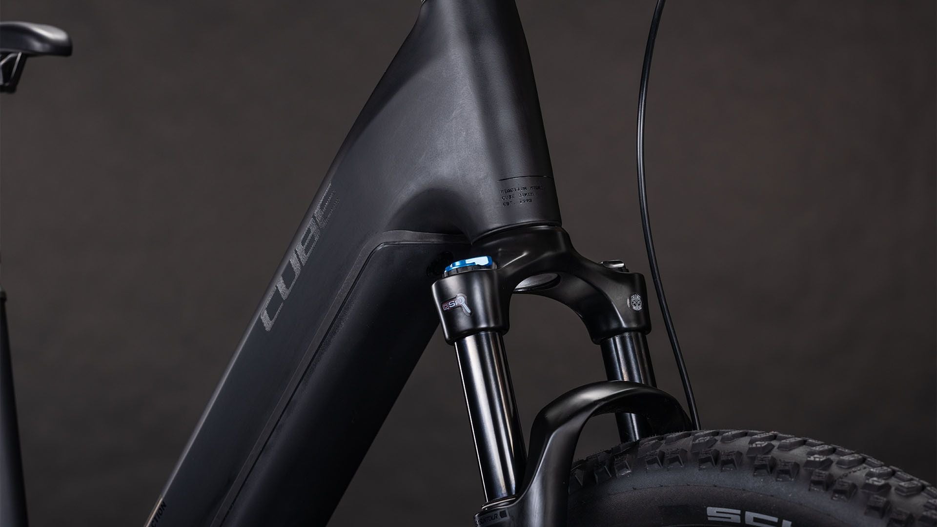 VTT Électrique Semi-Rigide Cube Reaction Hybrid Pro 800 Easy Entry Shimano 12V 800 Wh Bosch 120 Nm 27.5'' Noir Blackline 2026