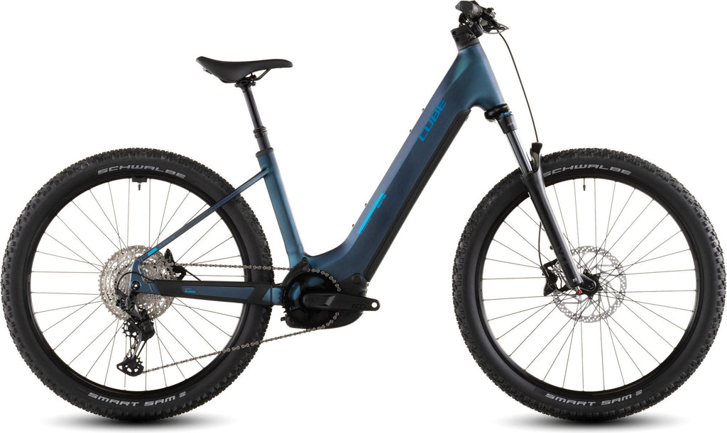 VTT Électrique Semi-Rigide Cube Reaction Hybrid Pro 800 Easy Entry Shimano 12V 800 Wh Bosch 120 Nm 27.5'' Bleu Nebular 2026
