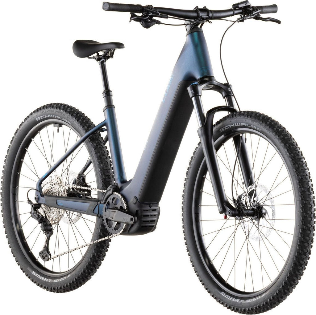 VTT Électrique Semi-Rigide Cube Reaction Hybrid Pro 800 Easy Entry Shimano 12V 800 Wh Bosch 120 Nm 27.5'' Bleu Nebular 2026