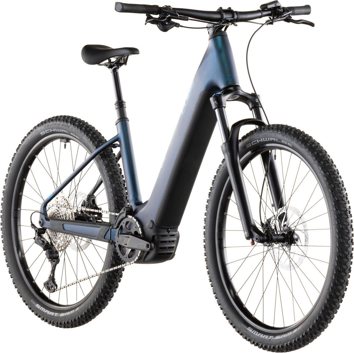 VTT Électrique Semi-Rigide Cube Reaction Hybrid Pro 800 Easy Entry Shimano 12V 800 Wh Bosch 120 Nm 27.5'' Bleu Nebular 2026