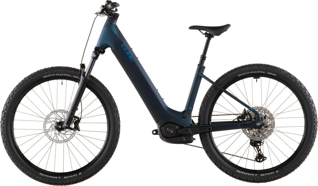 VTT Électrique Semi-Rigide Cube Reaction Hybrid Pro 800 Easy Entry Shimano 12V 800 Wh Bosch 120 Nm 27.5'' Bleu Nebular 2026