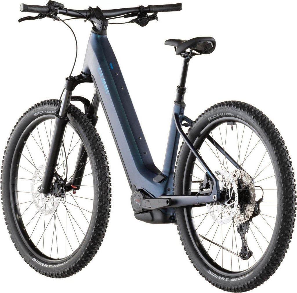 VTT Électrique Semi-Rigide Cube Reaction Hybrid Pro 800 Easy Entry Shimano 12V 800 Wh Bosch 120 Nm 27.5'' Bleu Nebular 2026
