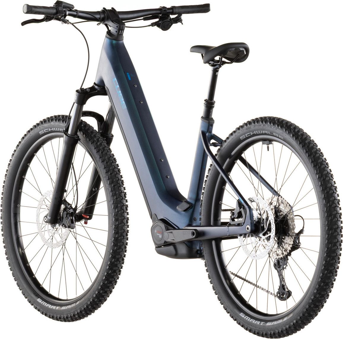 VTT Électrique Semi-Rigide Cube Reaction Hybrid Pro 800 Easy Entry Shimano 12V 800 Wh Bosch 120 Nm 27.5'' Bleu Nebular 2026