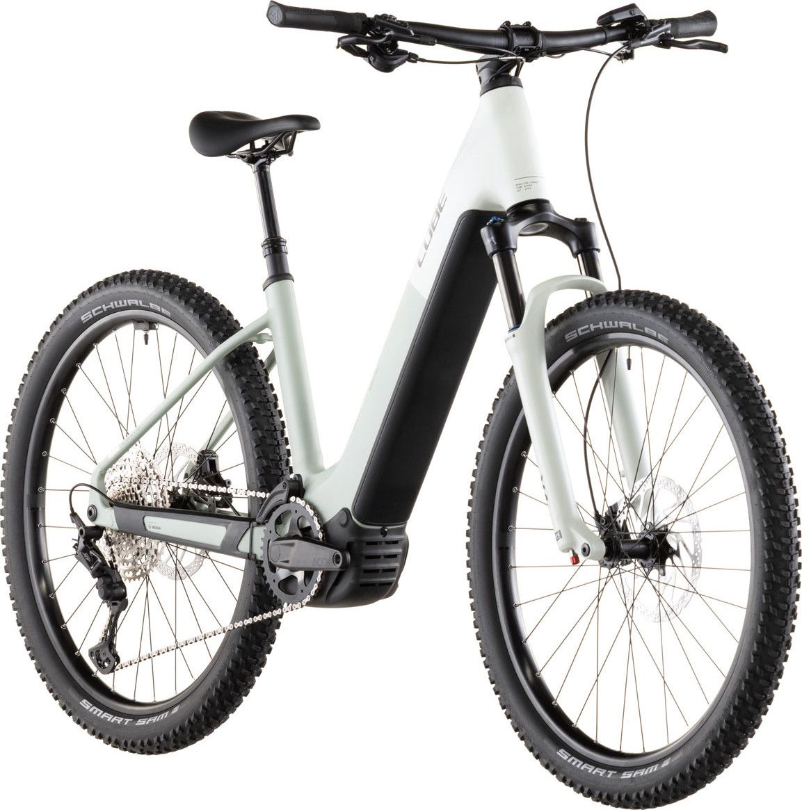 VTT Électrique Semi-Rigide Cube Reaction Hybrid Pro 800 Easy Entry Shimano 12V 800 Wh Bosch 120 Nm 27.5'' Beige Desert Stone Vert Dried Herbs 2026